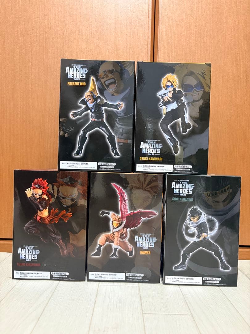 僕のヒーローアカデミア AMAZING HEROES フィギュア１９体セット５２