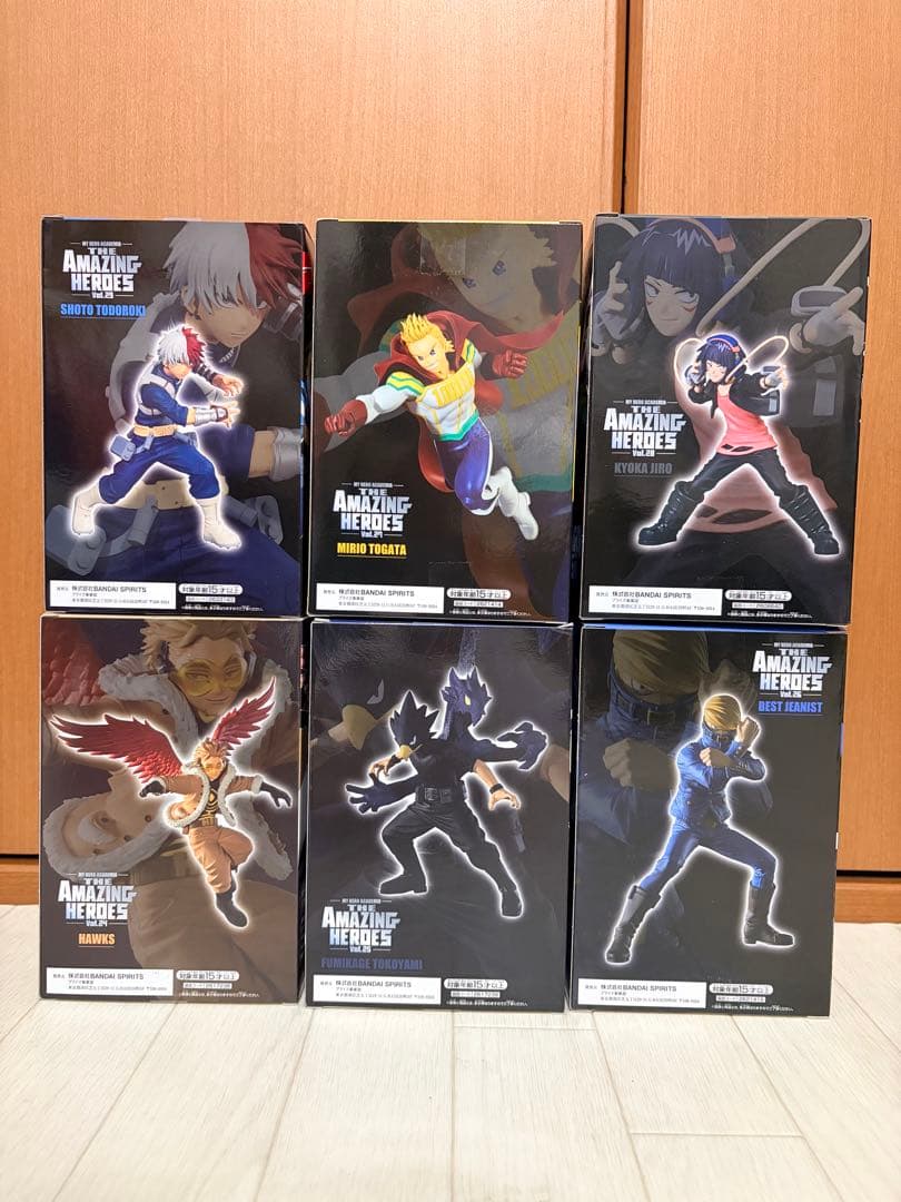 僕のヒーローアカデミア AMAZING HEROES フィギュア１９体セット５２