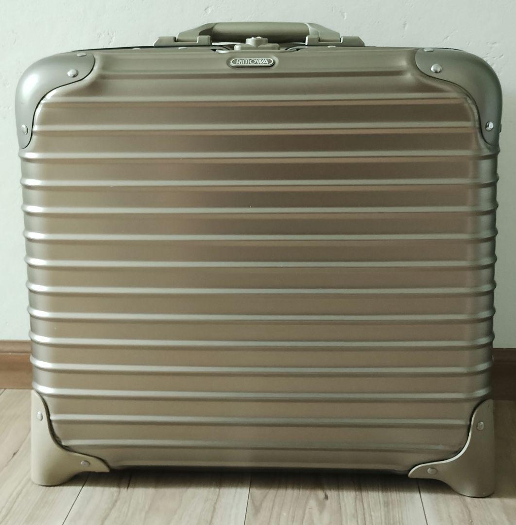 ◎希少◎美品★RIMOWAリモワ★トパーズチタニウムビジネストロリー★2輪TSA