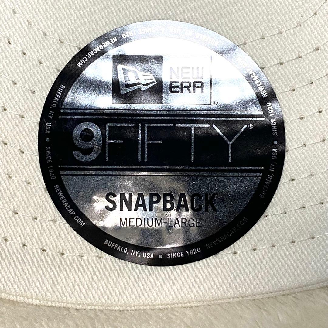 NEW ERA × JOJO 黄金の風 コラボキャップ M/Lサイズ ホワイト