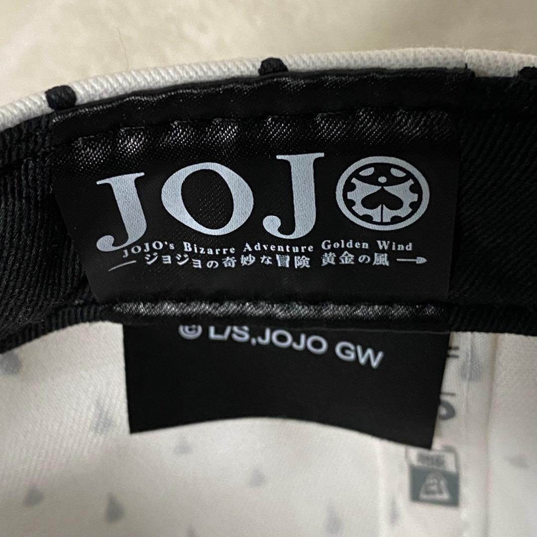 NEW ERA × JOJO 黄金の風 コラボキャップ M/Lサイズ ホワイト