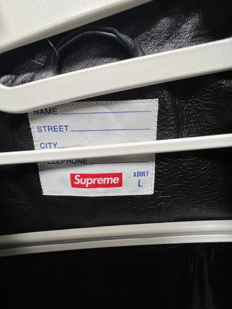 supreme スタッズ レザージャケット