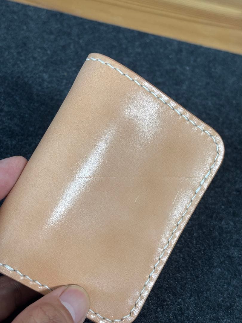 ハンドメイド HPW-01 ミドルウォレット レザー 栃木