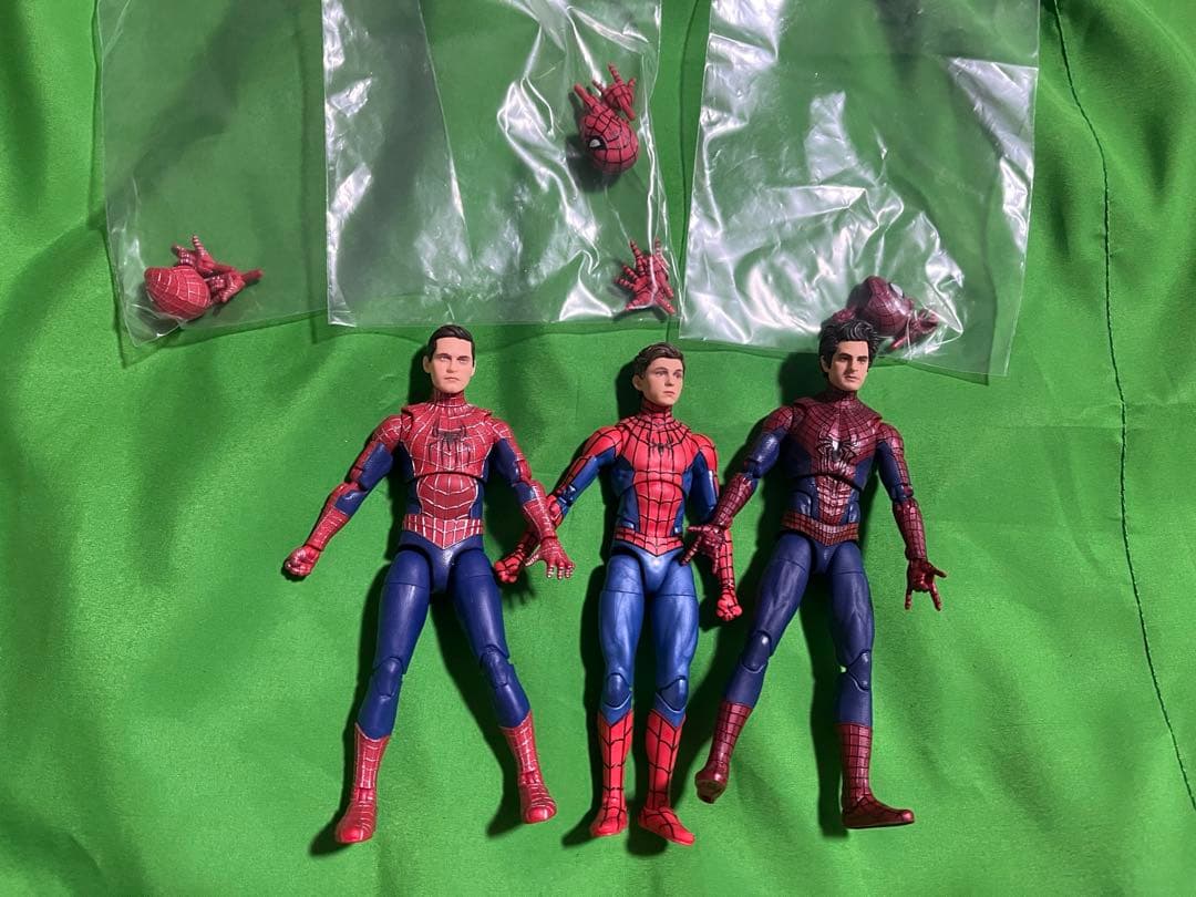 スパイダーマン　マーベルレジェンド　3体セット
