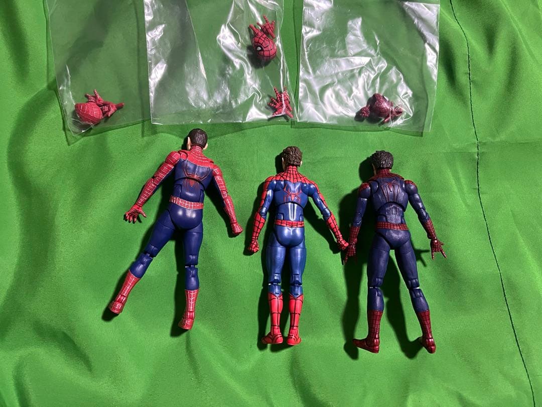スパイダーマン　マーベルレジェンド　3体セット