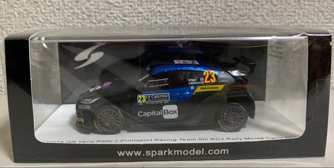 1/43 トヨタ GR ヤリス ラリー2 Rally2 チャンピオン2024