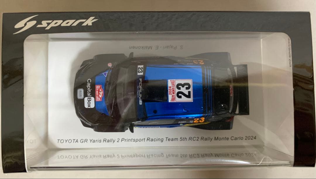 1/43 トヨタ GR ヤリス ラリー2 Rally2 チャンピオン2024