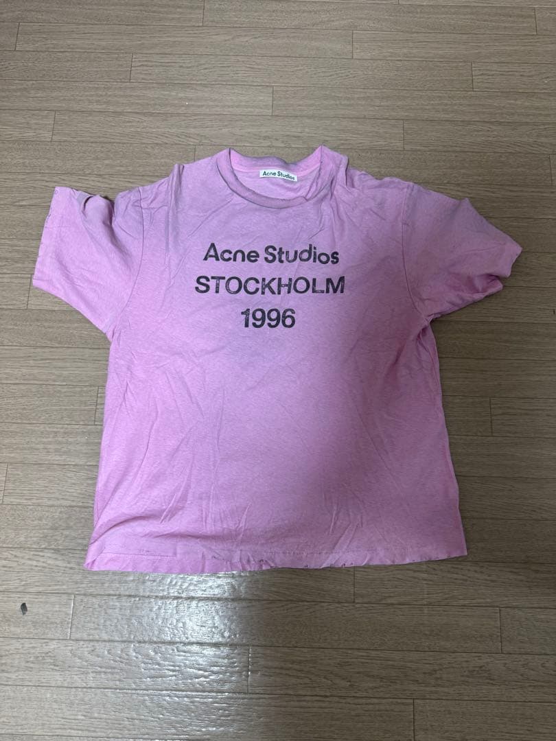 acne studios tシャツ ピンク