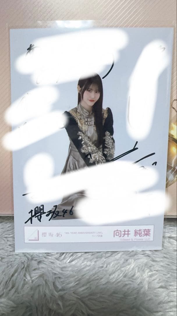 向井純葉 直筆サイン入り写真