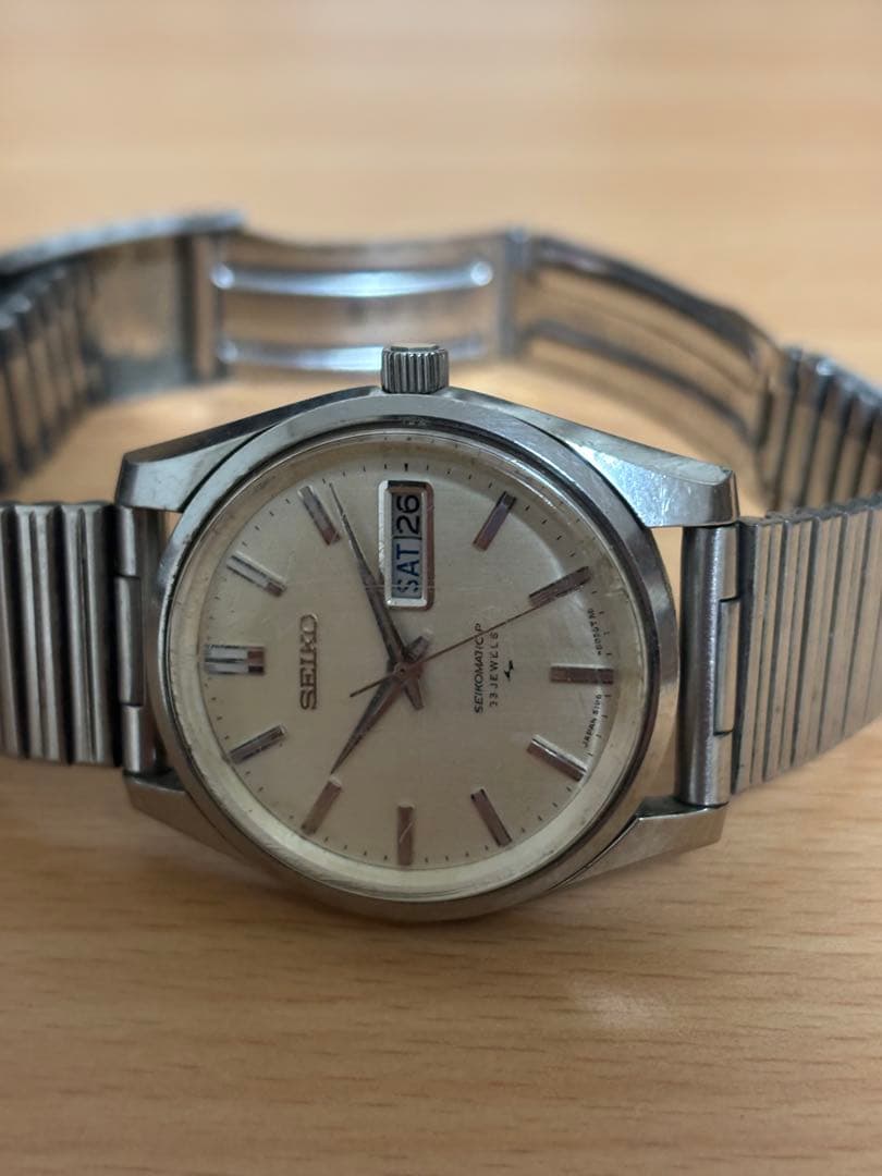 SEIKO セイコーマチック 自動巻き メンズ腕時計　5106-8010