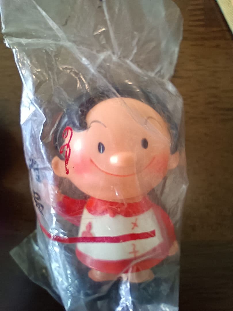 昭和レトロ 三菱電機 メル子ちゃん ソフビ 貯金箱 ２個セット