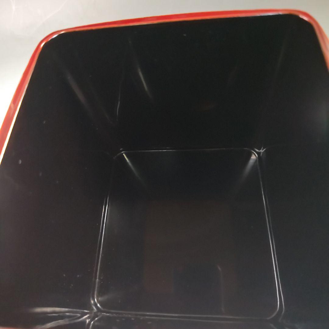 イ751 水指『輪島塗　作家物　四方形　水指　共箱』茶道具