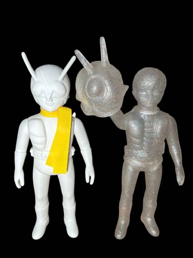 ソフビ　パチ　無版権　仮面ライダー　V3 ライダーマン　SALE