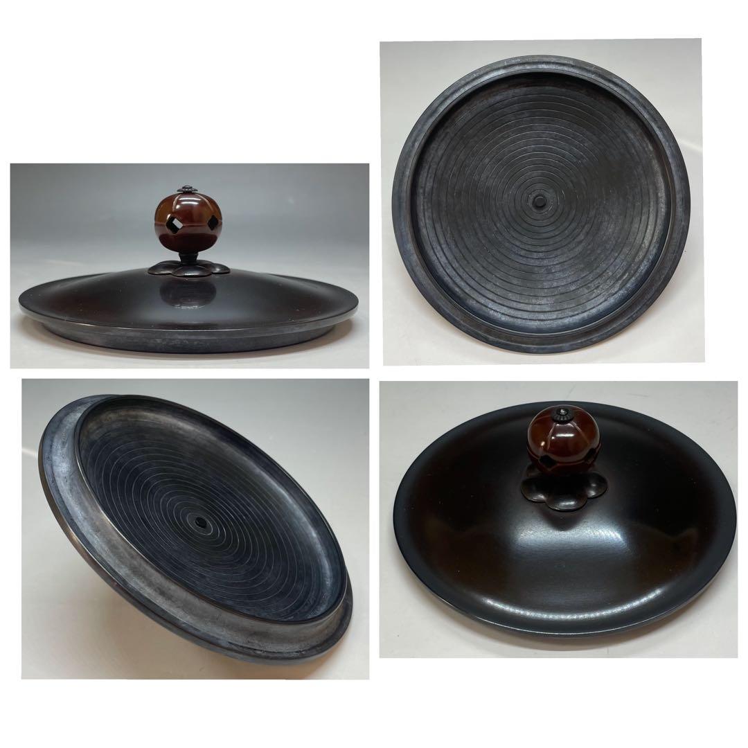 人間国宝　佐藤浄清　万代屋釜　共箱　作歴書　e319