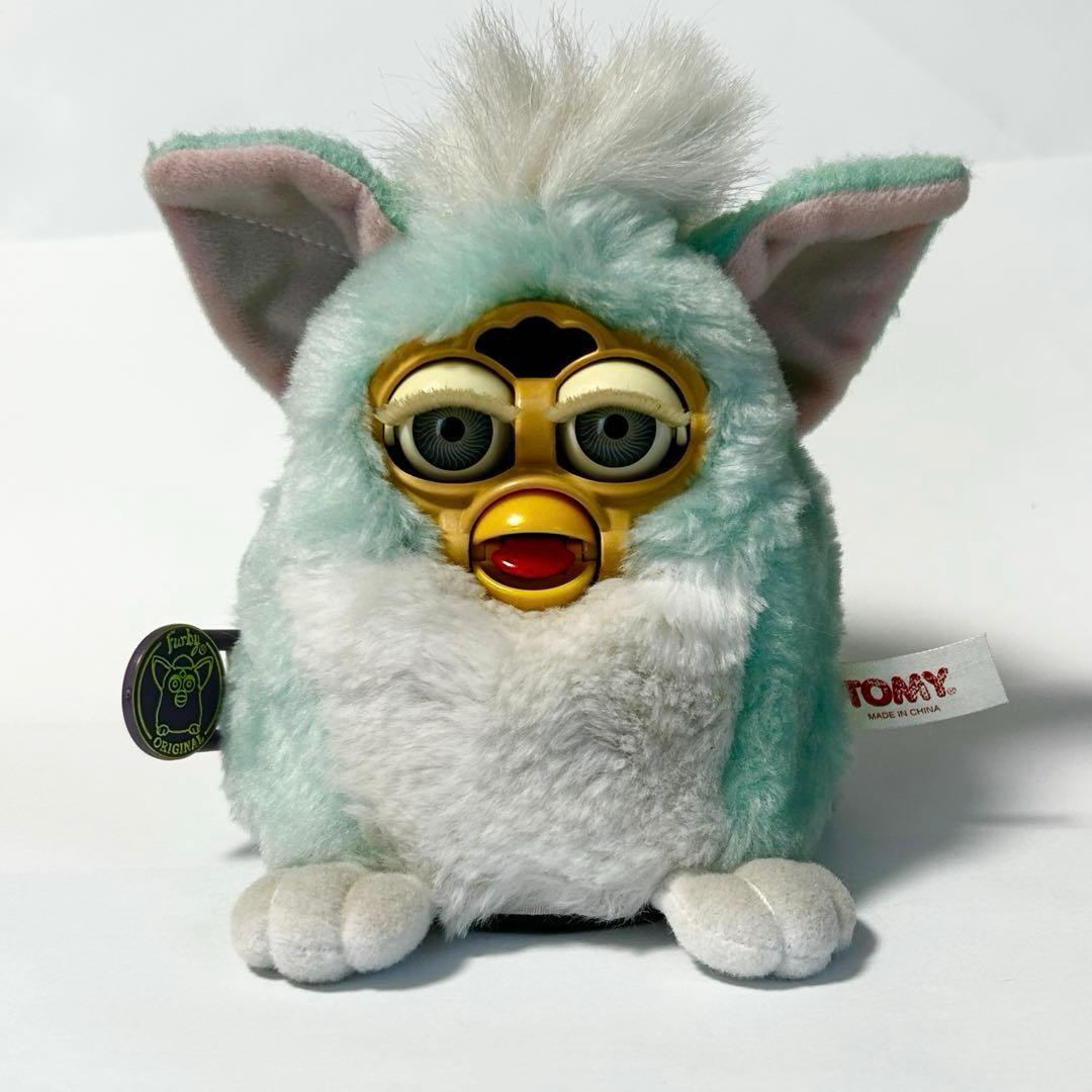 【動作確認済】ファービー/ベイビー/Furby/タイガー/日本語/ミントグリーン