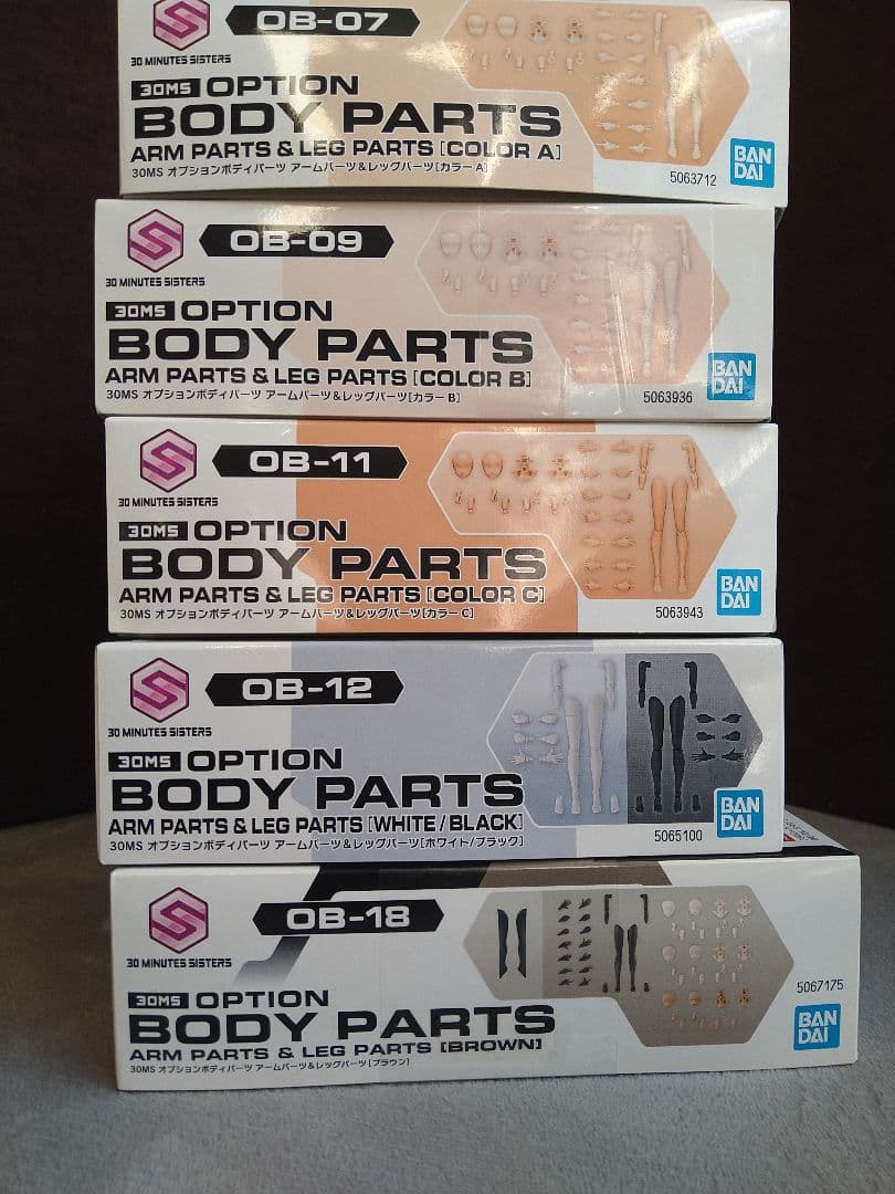 未開封未組立 30MS オプションボディパーツ アームパーツ＆レッグパーツ