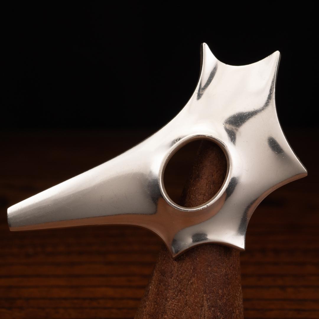  北欧モダンデザイン シルバーブローチ ジョージジェンセン