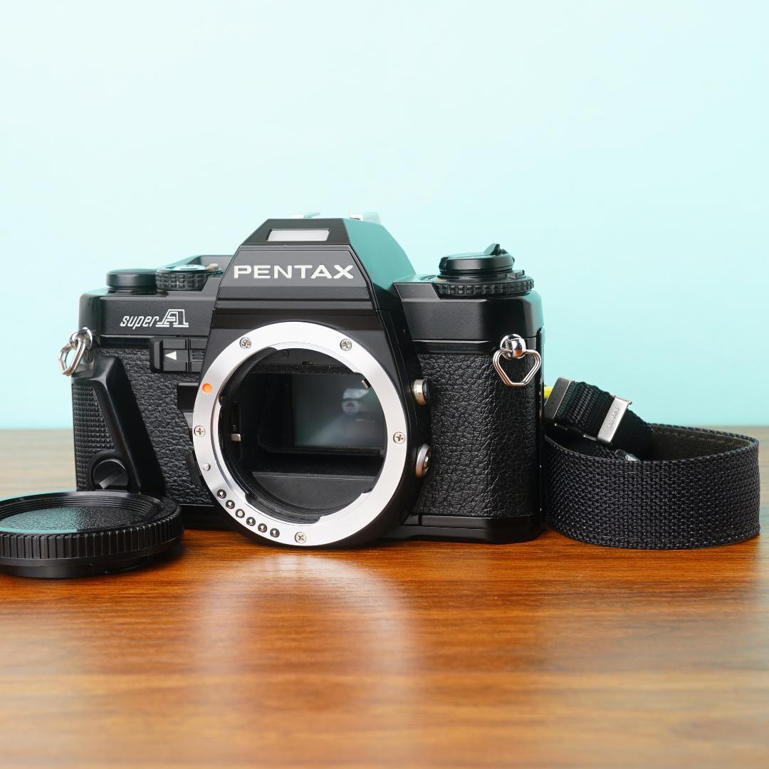[美品] 完動品◎ペンタックス Super-A ボディ フィルムカメラ #42