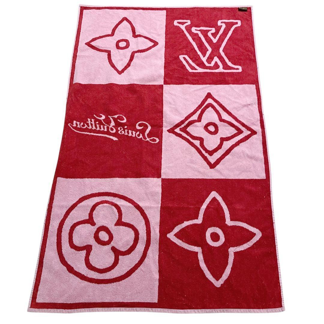 良品✨ ルイヴィトン 大判 ビーチタオル バスタオル ブランケット