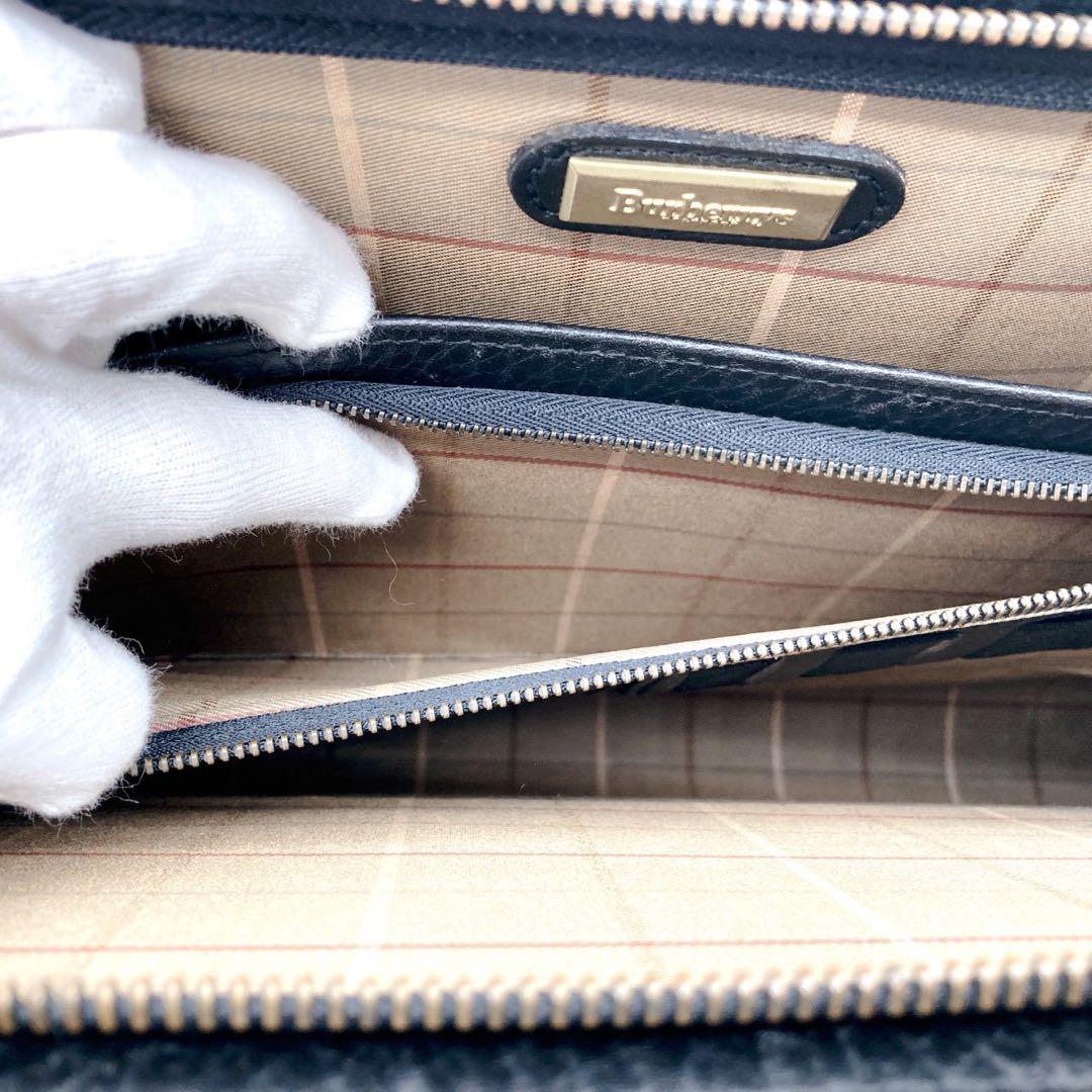 Burberry ビジネスバッグ　レザー　ブラック　ブリーフケース