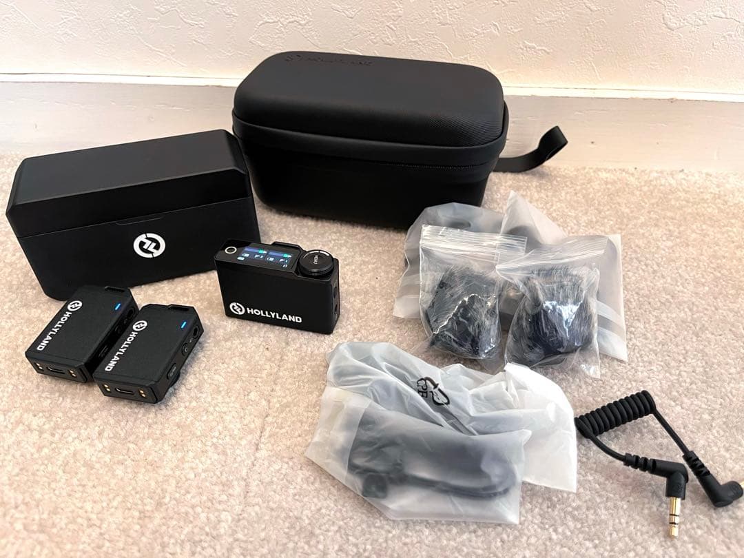 HOLLYLAND LARK MAX DUO ほぼ未使用品　ラベリアマイク付