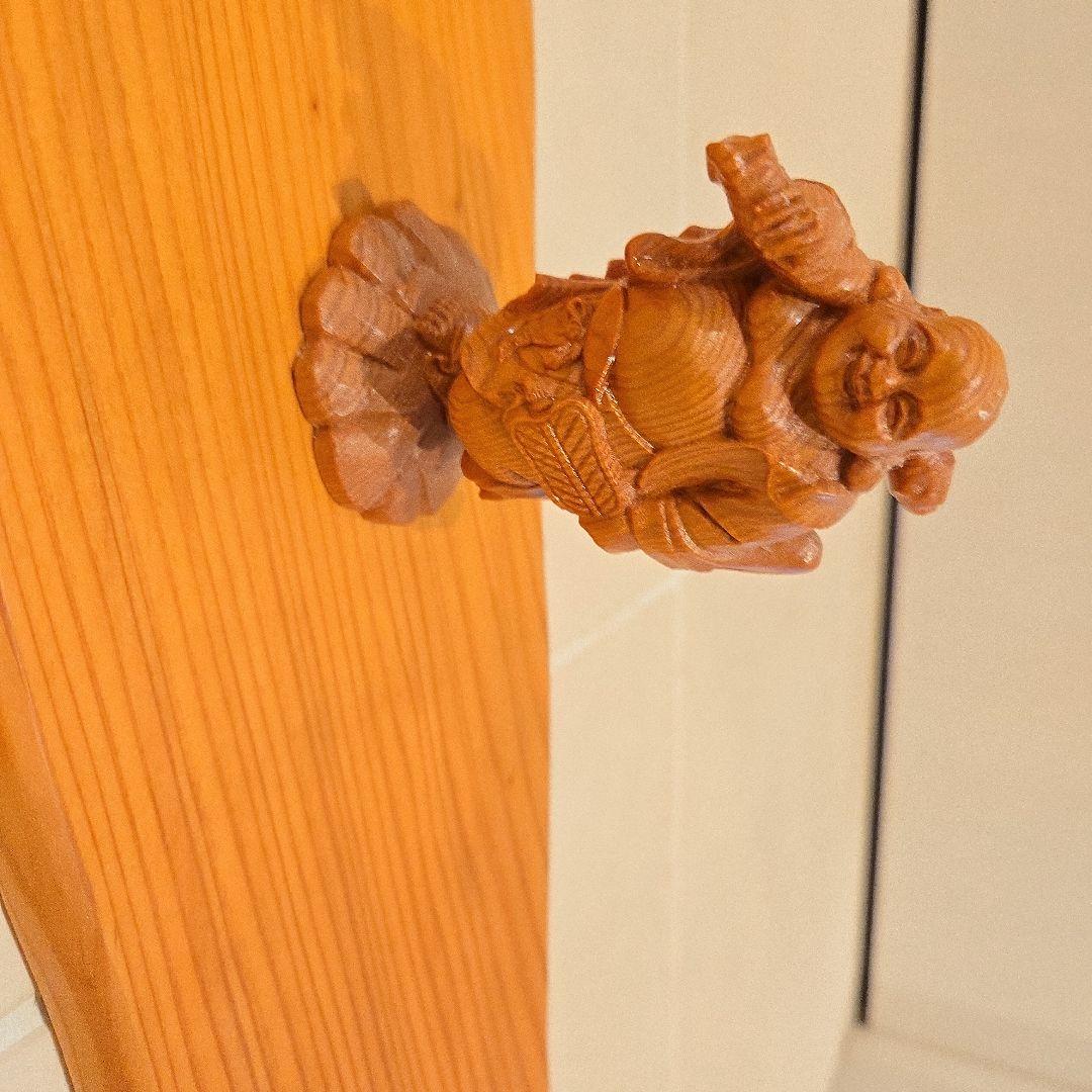 値下げします！屋久杉木彫り　吉祥 開運七福神