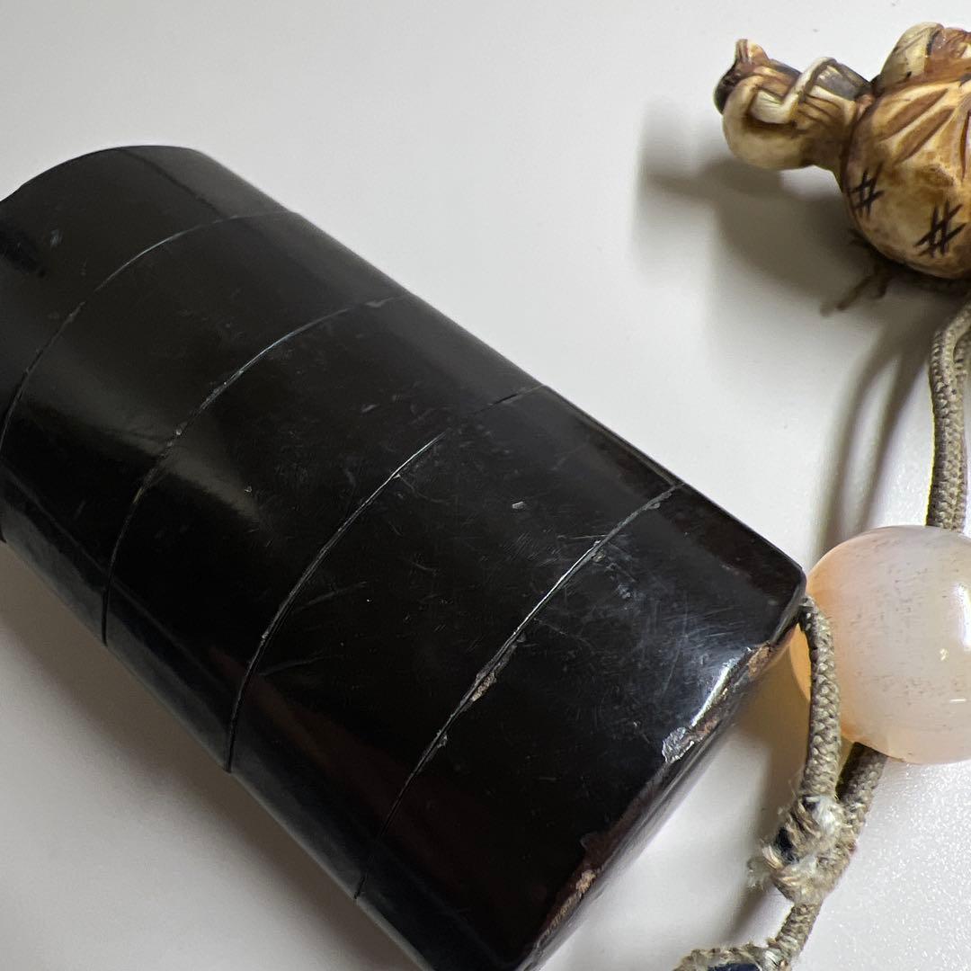 印籠人物根付緒締付　56g 東Y7-0918⭐︎2Fタエサ