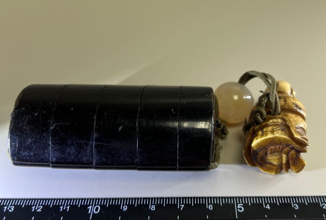 印籠人物根付緒締付　56g 東Y7-0918⭐︎2Fタエサ