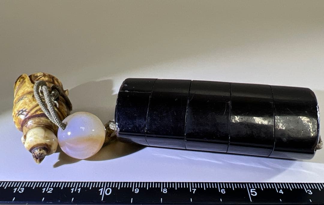 印籠人物根付緒締付　56g 東Y7-0918⭐︎2Fタエサ