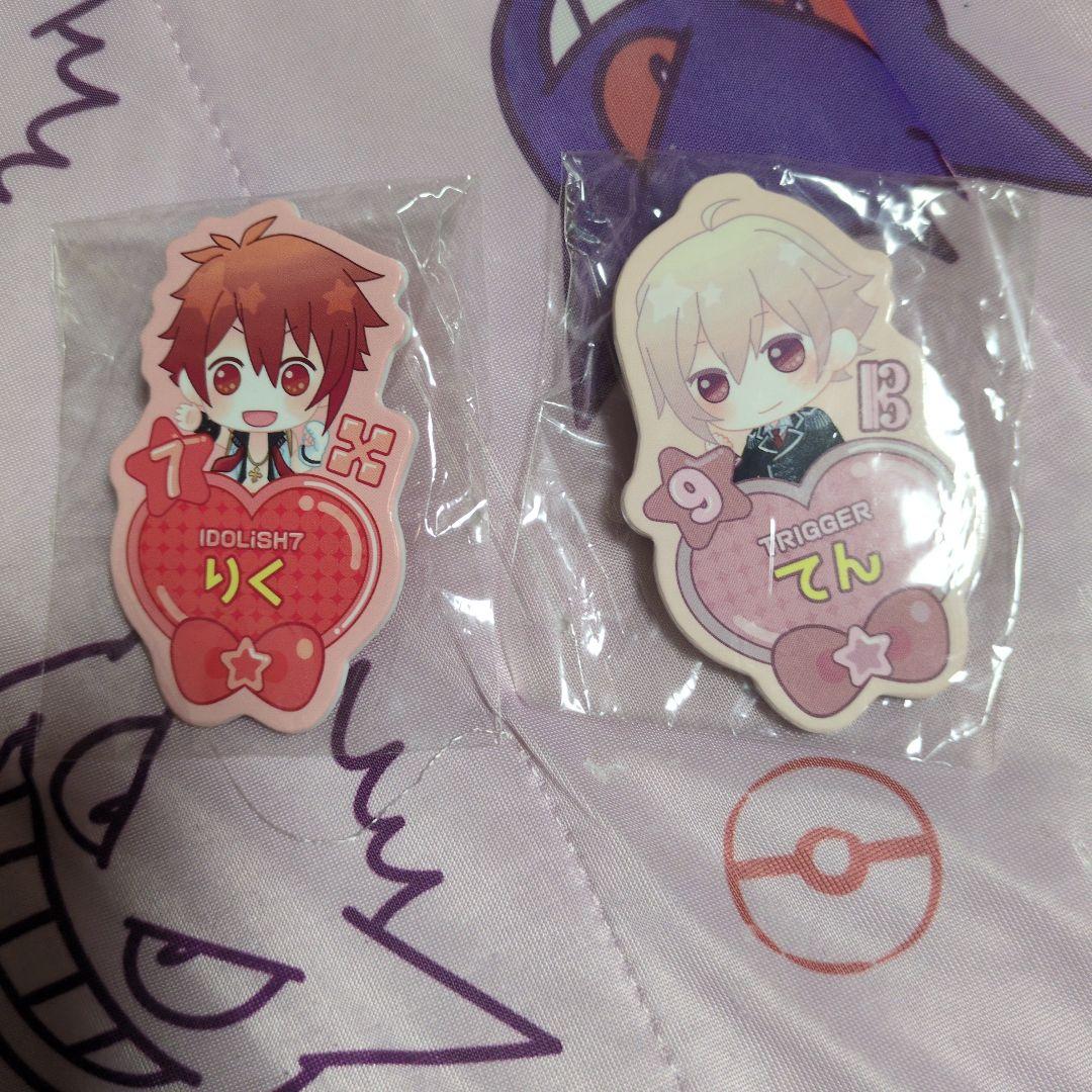 アイナナ IDOLiSH7 りく & TRIGGER てん ピンバッジセット