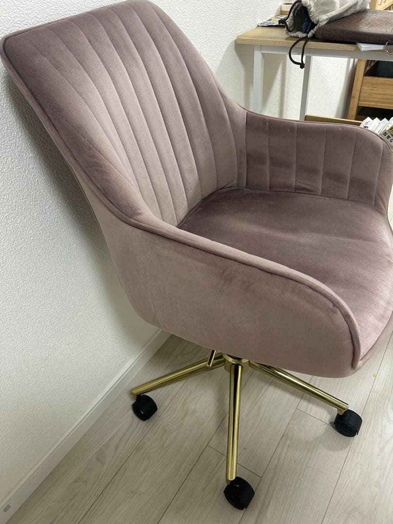 Francfranc エルドラド デスクチェア ピンク　家具 ソファ