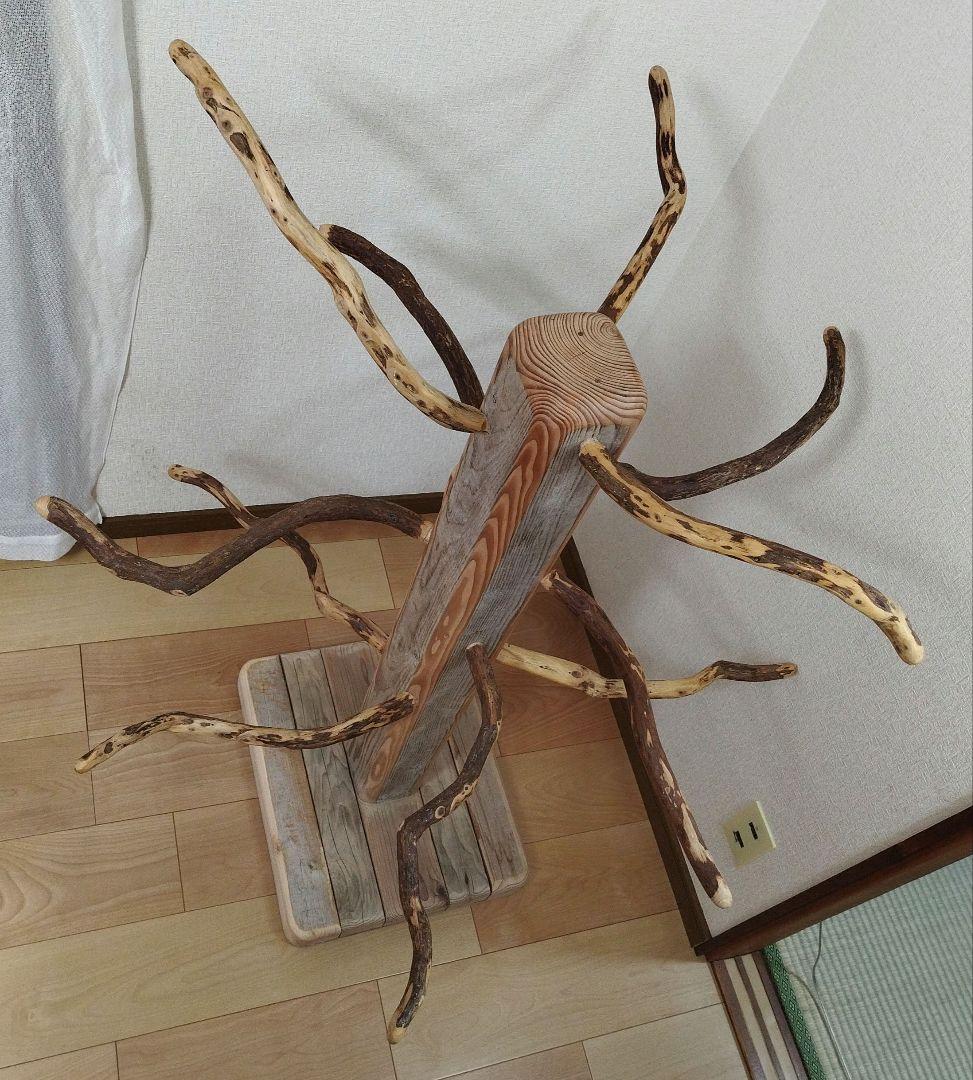 【大型鳥用】くねくね螺旋状♬どっしりバードスタンド