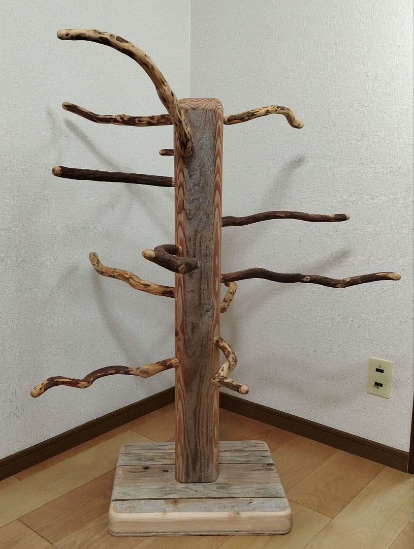 【大型鳥用】くねくね螺旋状♬どっしりバードスタンド