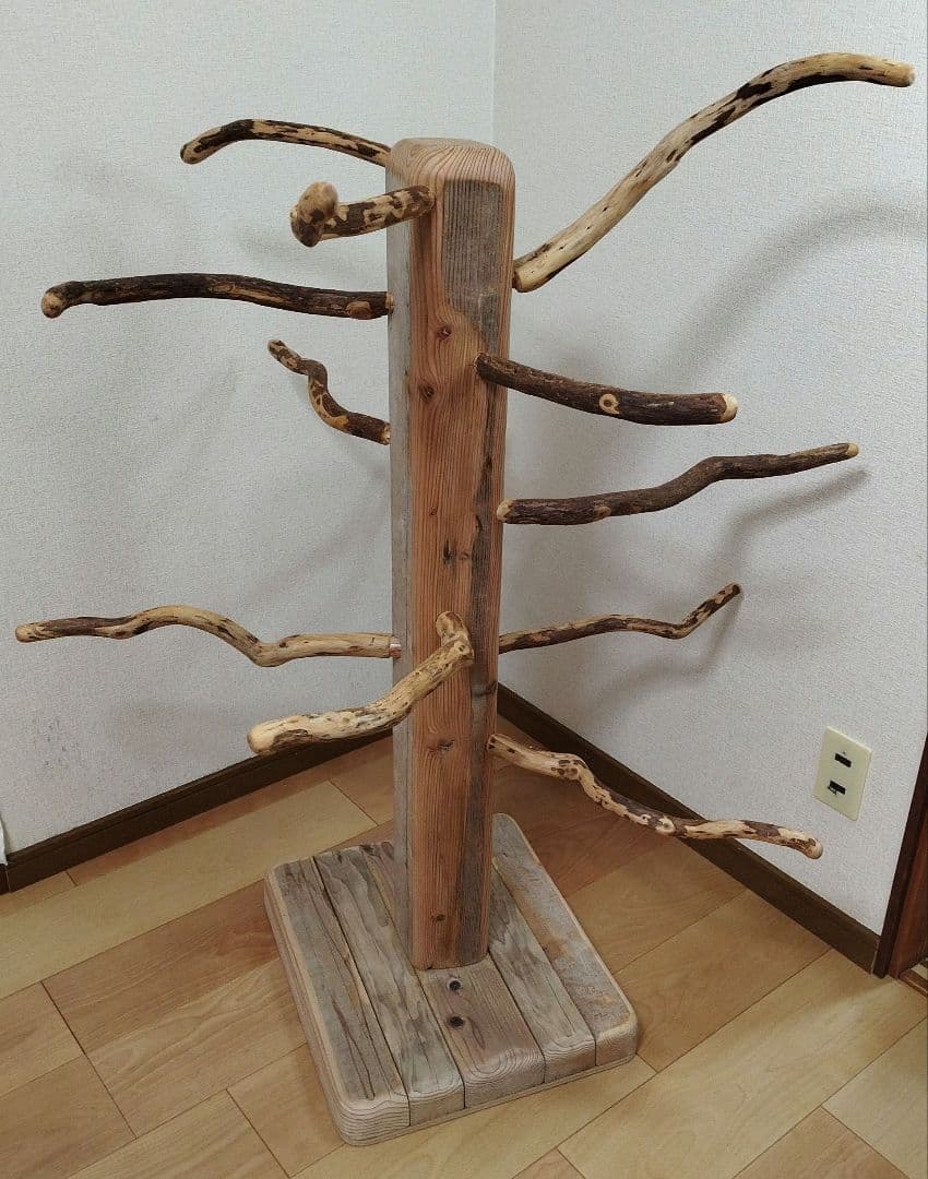 【大型鳥用】くねくね螺旋状♬どっしりバードスタンド