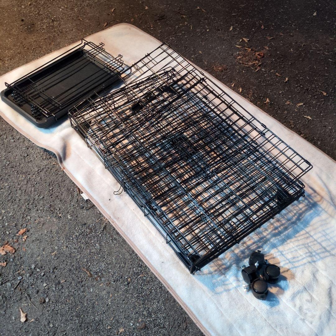 2日間使用 猫用大型ケージ Amazonベーシック品 キャットケージ