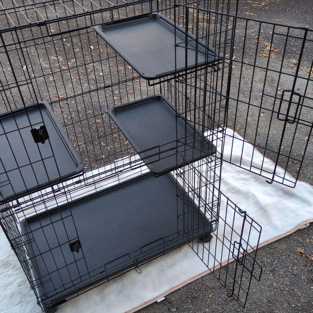 2日間使用 猫用大型ケージ Amazonベーシック品 キャットケージ