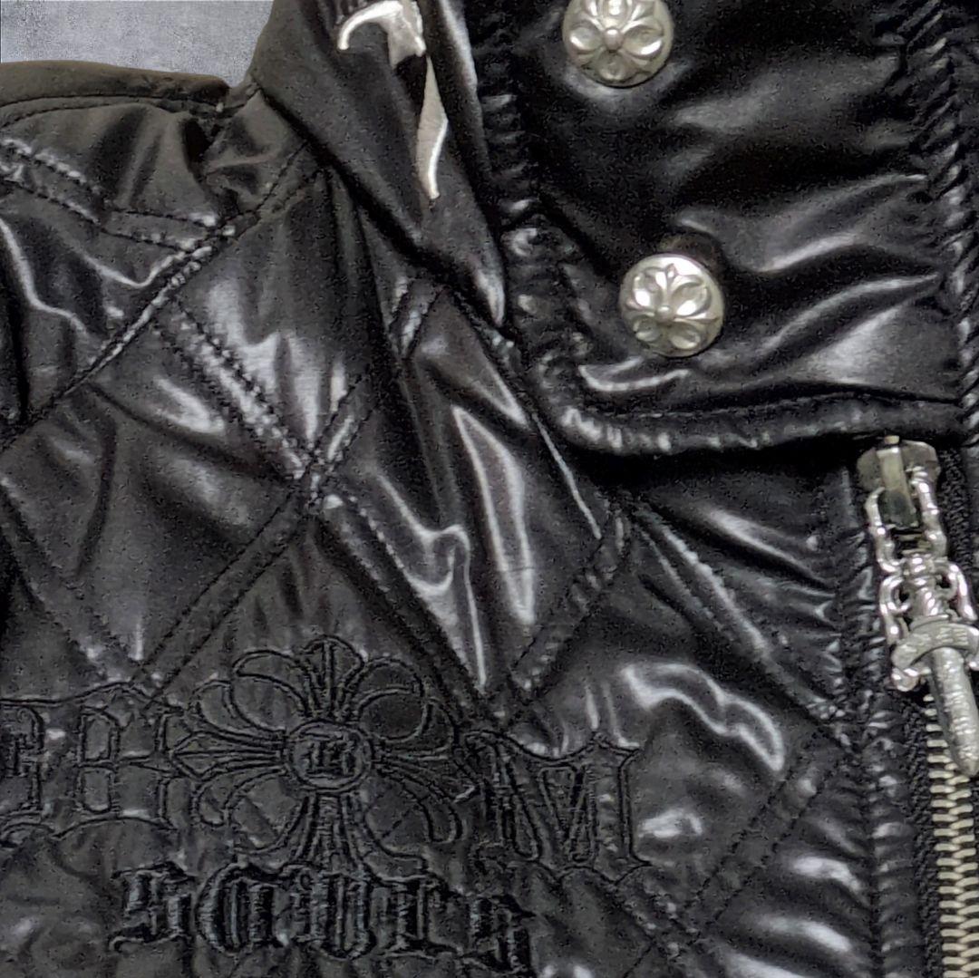 y2k 光沢 キルティング スタンド ブルゾン gimmick 短丈 お兄系