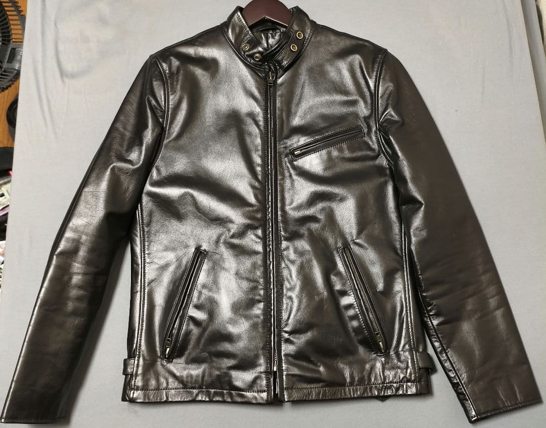 LIUGOO LEATHERS シングルライダースジャケット 牛革