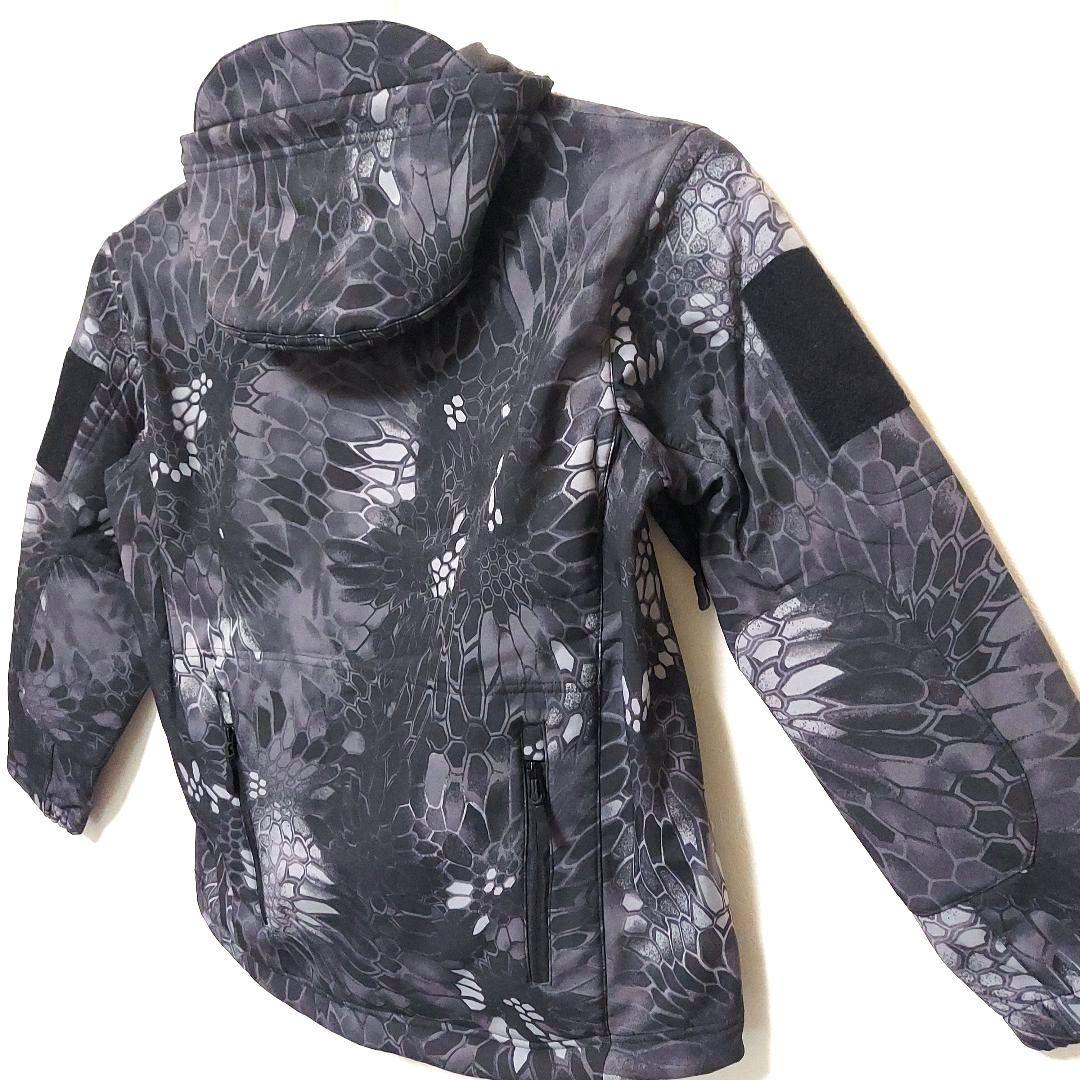 【新品・タグ付き】BDU タクティカルジャケット迷彩柄 長袖 フード付き