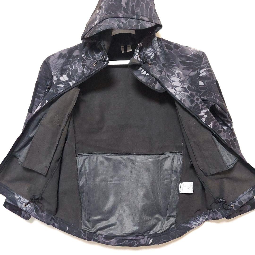 【新品・タグ付き】BDU タクティカルジャケット迷彩柄 長袖 フード付き