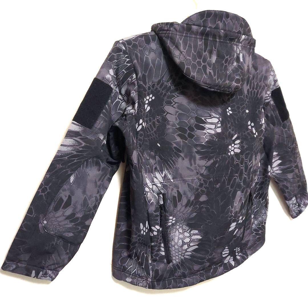 【新品・タグ付き】BDU タクティカルジャケット迷彩柄 長袖 フード付き