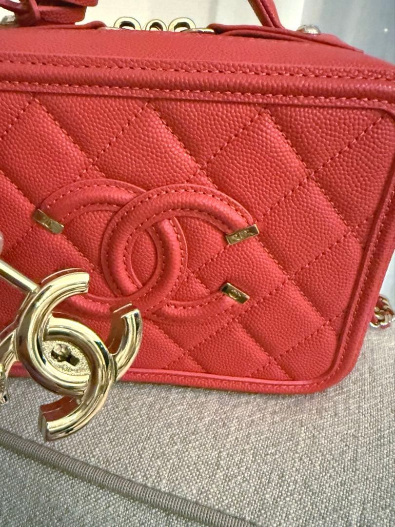 希少✨️CHANEL バニティショルダーバッグ ピンク