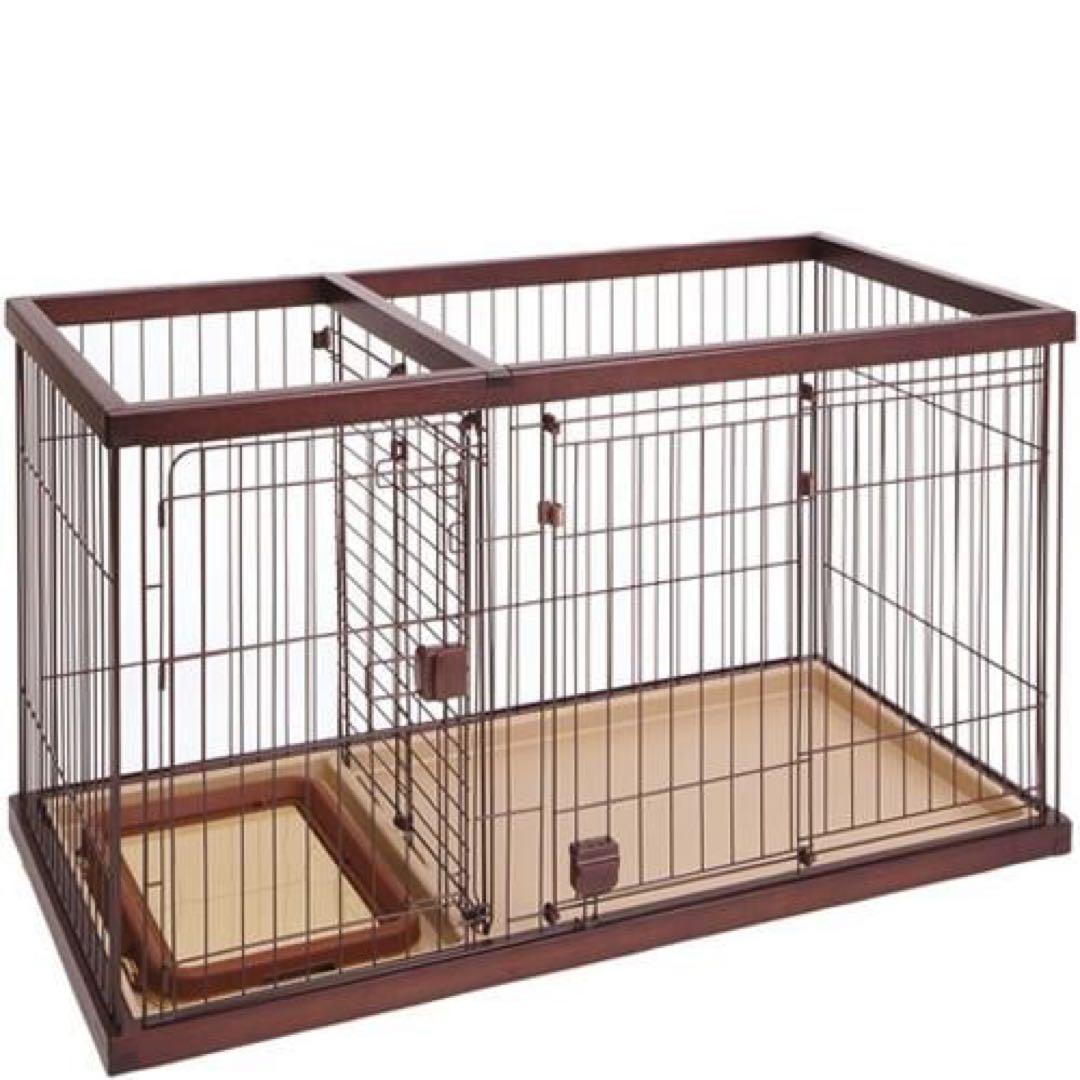 Petio ドッグルームサークル ブラウン