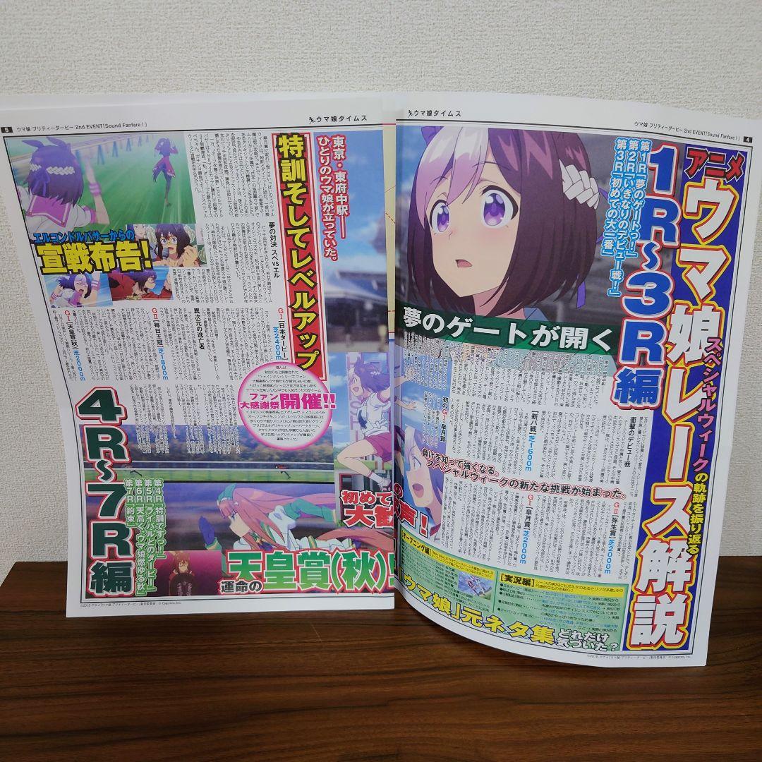 【希少品】　ウマ娘　2nd　LIVE　特別号　ウマ娘タイムズ　新聞　全28ページ