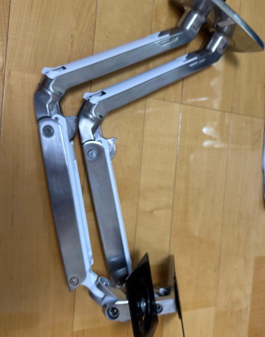 エルゴトロン MXV モニターアーム デュアル スリムタイプ 2画面 アルミ