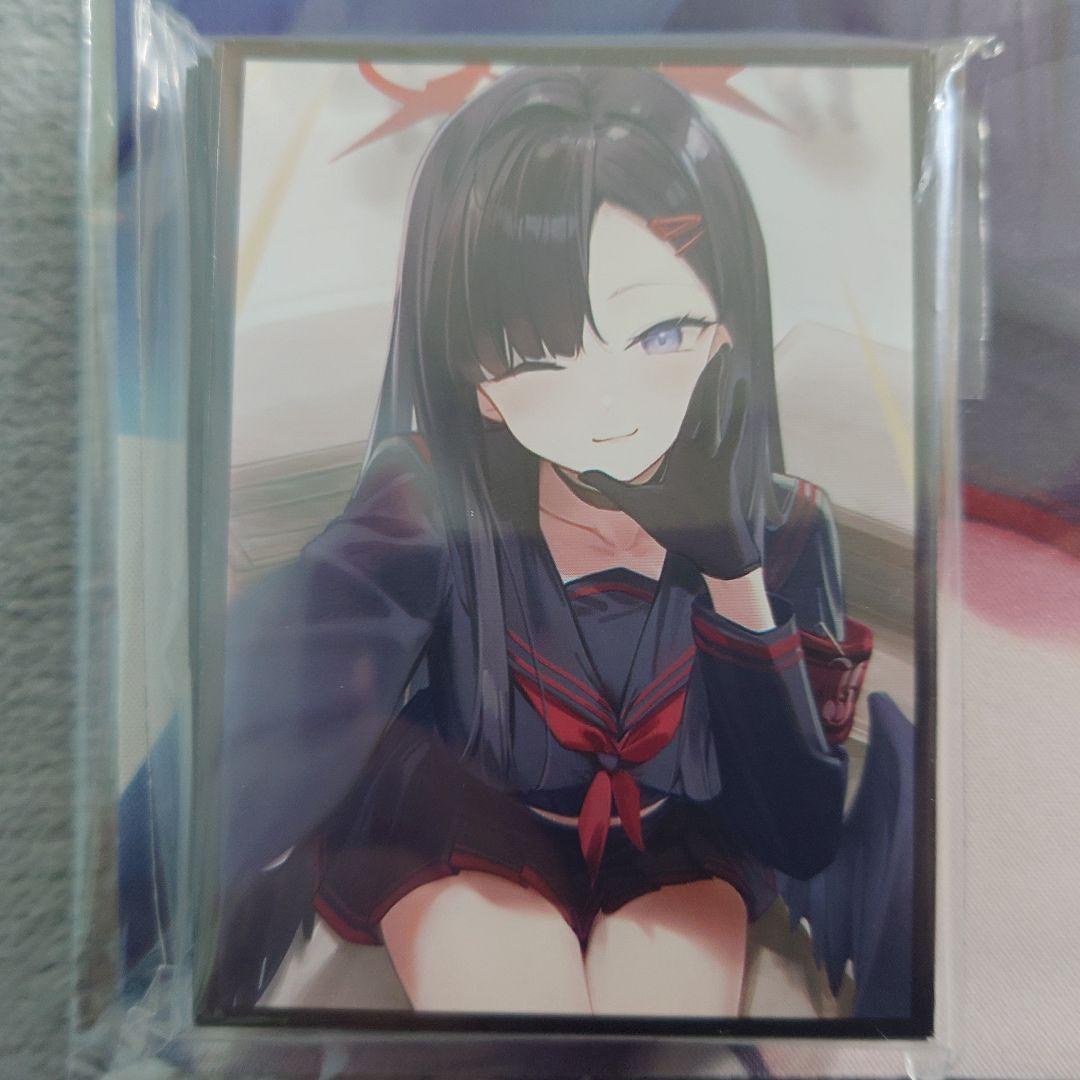 α1 ブルーアーカイブ ペイント&猫&制服 仲正イチカ スリーブ&プレイマット