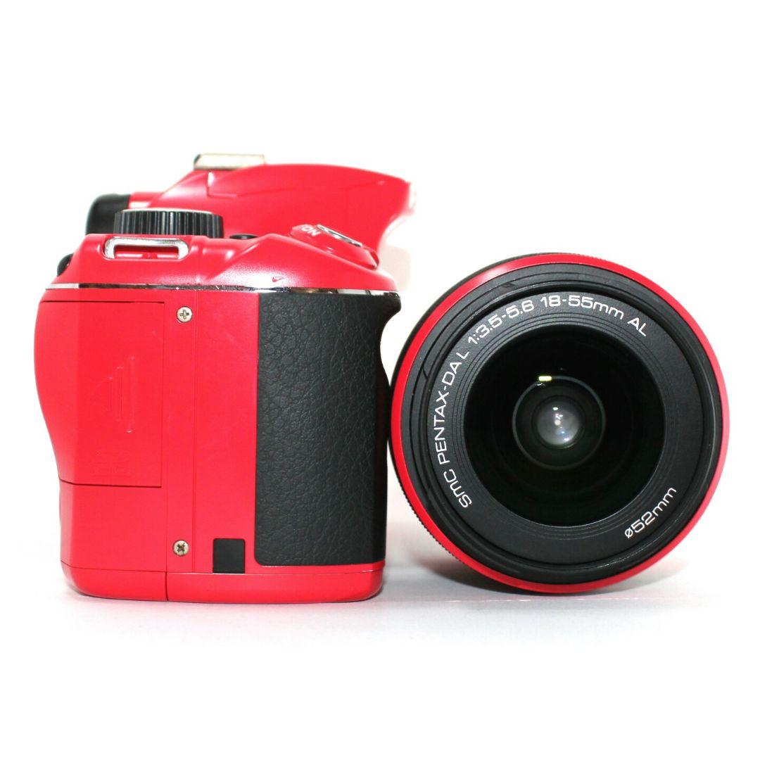 PENTAX K-x デジタル一眼レフカメラ レッド iPhone転送✨完動品✨