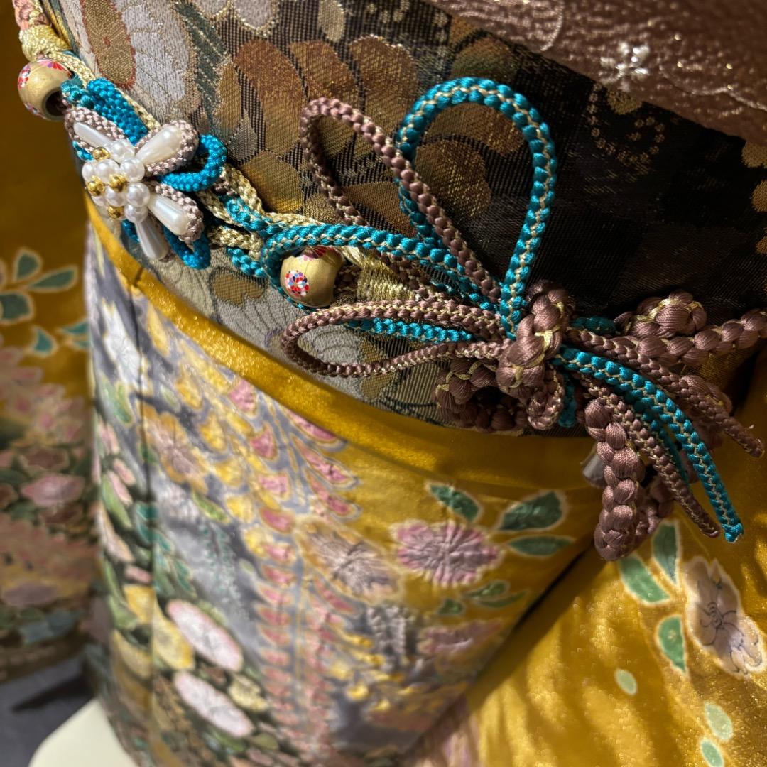 美白　辻ヶ花　金通し　花絞り　染分け　逸品　振袖　フルセット 振り袖