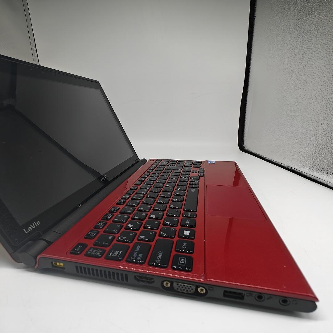 【NEC】LAVIE 高性能i7 SSD256GB 8GB レッド ノートPC