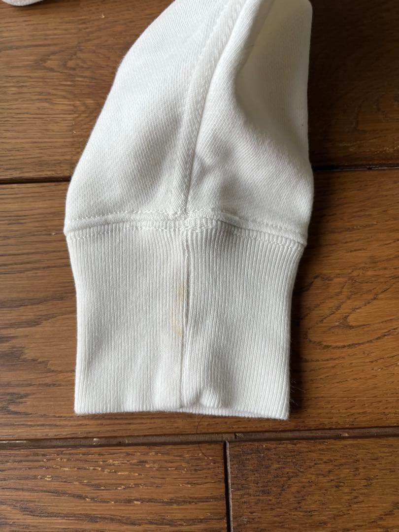 小沢健二　LIFEフッディー ホワイト　サイズS